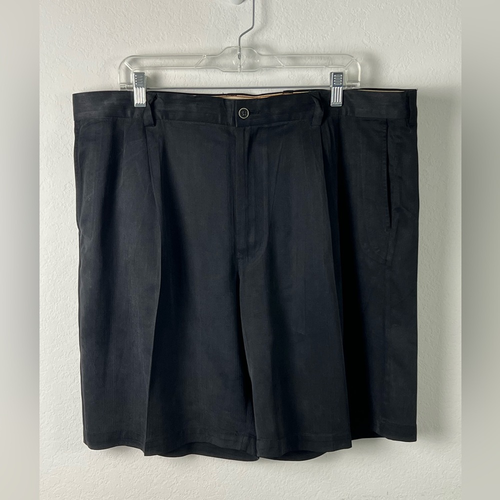 Tommy Bahama Black Silk & Rayon from Bamboo Shorts